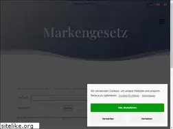 Sites similar to markengesetz.de