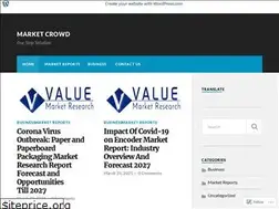 Sites similar to marketcrowd.wordpress.com