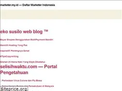 Sites similar to marketer.my.id