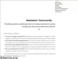 Sites similar to marketerscommunity.us