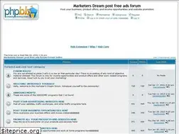 Sites similar to marketersdream.forumsland.com