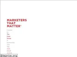 Sites similar to marketersthatmatter.com