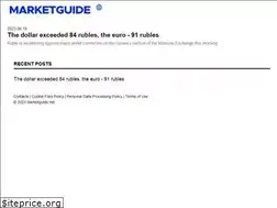 Sites similar to marketguide.net