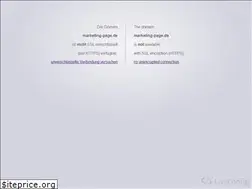 Sites similar to marketing-page.de