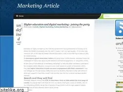Sites similar to marketingartikel.blogspot.com