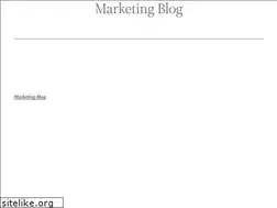 Sites similar to marketingblog.net