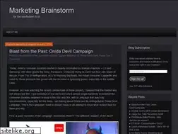Sites similar to marketingbrainstorm.wordpress.com