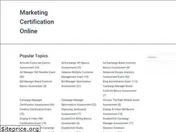 Sites similar to marketingcertificationonline.com