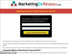 Sites similar to marketingdereseau.net
