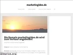 Sites similar to marketingidee.de
