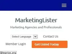 Sites similar to marketinglister.com