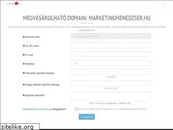Sites similar to marketingmenedzser.hu