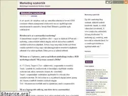 Sites similar to marketingszakertok.blog.hu