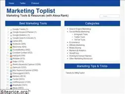 Sites similar to marketingtoplist.com