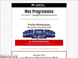 Sites similar to marketingunderground.biz