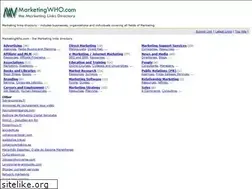 Sites similar to marketingwho.com