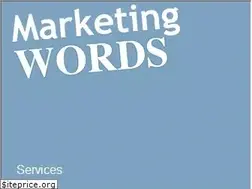 Sites similar to marketingwords.com
