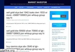 Sites similar to marketinvestor.in
