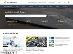 Sites similar to marketpublishers.com