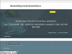 Sites similar to marketreportsonsouthafrica.com