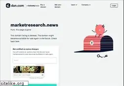 Sites similar to marketresearch.news