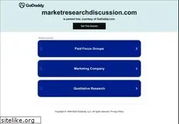 Sites similar to marketresearchdiscussion.com