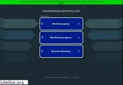 Sites similar to marketresearchterms.com