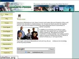 Sites similar to marketsforum.com