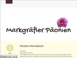 Sites similar to markgraefler-paeonien.de