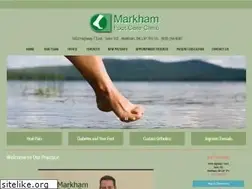 Sites similar to markhamfootcare.com
