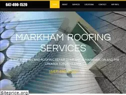 Sites similar to markhamroofingservices.com