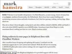 Sites similar to markhamstra.com