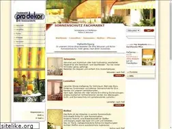 Sites similar to markise-pro.de