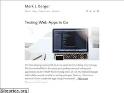 Sites similar to markjberger.com