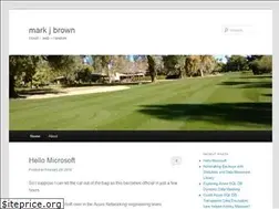 Sites similar to markjbrown.com