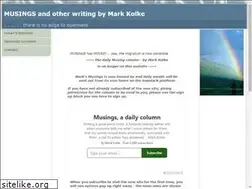 Sites similar to markmusing.com