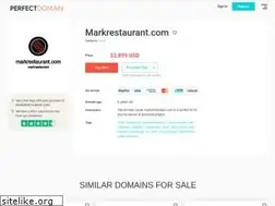 Sites similar to markrestaurant.com