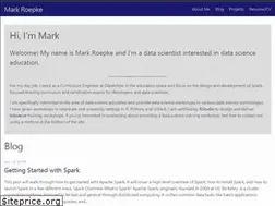 Sites similar to markroepke.me