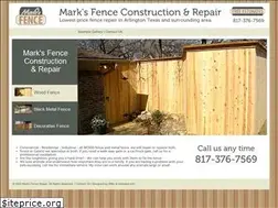 Sites similar to marksfencerepair.com