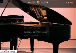 Sites similar to marksonpianos.com