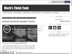 Sites similar to marksthinktank.com