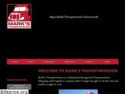 Sites similar to markstransportation.com