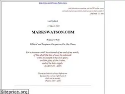 Sites similar to markswatson.com