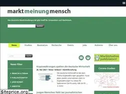 Sites similar to marktmeinungmensch.de
