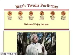 Sites similar to marktwainperforms.com