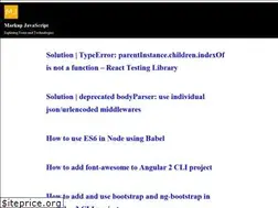 Sites similar to markupjavascript.com