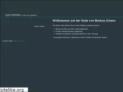 Sites similar to markusgiesen.de