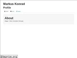 Sites similar to markuskonrad.de