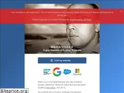 Sites similar to markvozzo.com