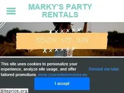 Sites similar to markyspartyrentals.com